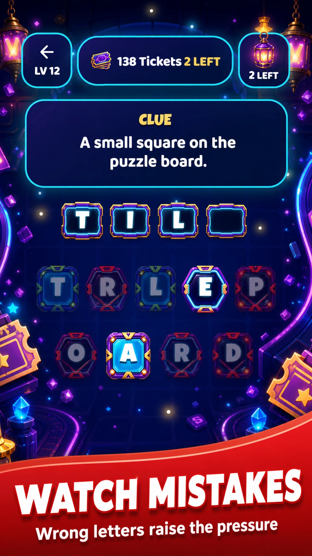 Word Wisp Lantern: Puzzle screenshot